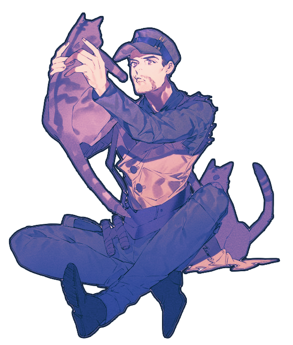 MacCready with Kitties